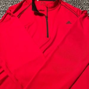 Adidas 2XL red and black men's pullover